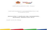 DEPARTAMENTO DEL HUILA DEPARTAMENTO …sirhuila.gov.co/images/sirhuila/SIR_2018/BOLETINES/...Tabla 2 Ranking de Desempeño Integral 2016 Posición Municipio Eficacia Eficiencia Cumplimiento