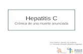 Hepatitis C Crónica de una muerte anunciada...Historia natural de la enfermedad Característica principal: cronificación •Infección crónica si ARN detectable 3 años tras diagnóstico