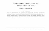 Constitución de la Provincia de Mendozabiblioteca.municipios.unq.edu.ar/.../archivos/mendoza.pdfMendoza PREAMBULO Nos, los representantes del pueblo de la Provincia de Mendoza, reunidos