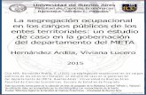 La segregación ocupacional en los cargos públicos de los entes …bibliotecadigital.econ.uba.ar/download/tpos/1502-0285... · 2017-05-26 · tJniversidaa de Buenos Aires FaG:ultafl