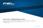 API DE TIMBRADO FEL - Facturar en Línea · través de Internet (PSECFDI), ofrece sus servicios de timbrado conforme a los nuevos requerimientos especificados para realizar las validaciones