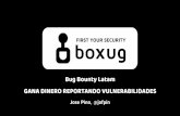 Bug Bounty Latam GANA DINERO REPORTANDO … · GANA DINERO REPORTANDO VULNERABILIDADES Jose Pino, @jofpin. JOSE PINO ... Reportó a diario 4 bugs a empresas grandes de Internet. Mi