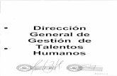 Dirección General de Gestión de Talentos Humanosdinatran.gov.py/organigrama dinatran/organigrama talentos.pdf · de Desarrollo del Talento Humano en la Dirección Nacional de Transporte.