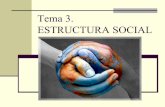 Tema 3. ESTRUCTURA SOCIAL - XTEC3.1. Concepte d’estructura social La societat constitueix un conjunt d’elements organitzats i amb unitat. La societat ha de tenir una estructura.