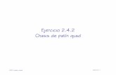 Ejercicio 2.4.2 Chasis de patín quad - Universitat Jaume Icad3dconsolidworks.uji.es/.../Ejercicio_2_4_2.pdf · 2019-10-25 · © 2018 P. Company C. González Ejercicio 2.4.2 / 4