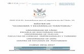 MÁSTER EN - Escuela de Doctorado de la Universidad de Cádiz · 2 de Noviembre de 16: Puesta en marcha de la edición del Máster correspondiente al curso 2016-17 (alumnos matriculados,