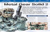 GUÍA 1 Jugador Metal Gear Solid 2 - mundomanuales.com · PLAY GT Memory Card 2 (75 Kb) Dual Shock 2 + 18 años 29,99 t PLATINUM PS2 Primera parte:Tanker Tras las espectaculares secuencias