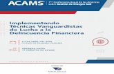 SOBRE LA CONFERENCIAfiles.acams.org/pdfs/2020/Brochure-Panama-Conference...de herramientas tecnológicas vanguardistas 3. Interactúe con colegas de la industria en sesiones desarrolladas