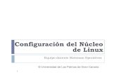 Configuración del Núcleo de Linux - ULPGCsopa.dis.ulpgc.es/adminso/material-didactico-teorico/... · 2011-11-28 · # nucleo que queremos arrancar y donde esta nuestro sistema ...