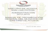 JULIO 15 DEL 2013. 3333333322013.cefimslp.gob.mx/2009-2015/images/ArchivosPDF/MOGSANCIRO.pdf · Municipal DIF de San Ciro de Acosta, S.L.P. Reglamento de Comercio S.L.P. jo de Desarrollo