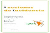 Lecciones de Incidencia - Cpal Social · Latina y el Caribe – CPAL - cuyos resultados permitieron avanzar signi#cativamente en las comprensiones y alcances del Programa y proyectar
