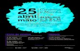 25 Cinema e Música abril de - Instituto Superior de …...Auditório da Junta de Freguesia de Alvalade (R. Conde de Arnoso, n.º 5-B). A Junta de Freguesia de Alvalade celebra os