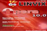 Ya está aquí la cuarta edición de Linvix, aunque un …index-of.co.uk/Magazines/linvix-4.pdf6 Un sistema GNU/Linux siempre ha sido sinónimo de consola o terminal, como prefieras