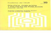 CUADERNO 18 - ceur-conicet.gov.arceur-conicet.gov.ar/archivos/publicaciones/cuaderno18.pdf · 18 ISSN 0326-1417 Y POLITICAS DE POBLACION ARGENTINA, 1946-1986 SUSANA TORRADO, SUSANA