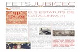 Març 2019 ELS ESTATUTS DE CATALUNYA (1) · 2019-04-05 · la Lliga de Catalunya formada per membres discrepants d’Almirall. El 1891, per iniciativa de la Lliga, es constituí la