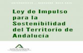 Ley de Impulso para la Sostenibilidad del Territorio de ...€¦ · Ley de Impulso para la Sostenibilidad del Territorio de Andalucía _BORRADOR 1 (05/05/2020) LEY DE IMPULSO PARA