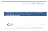 Adaptación de la Guía Docente del Grado en Ingeniería Electrónica … · 2020-04-19 · 1 1. Fichas de las asignaturas de primer curso Grado en Ingeniería Electrónica de Comunicaciones