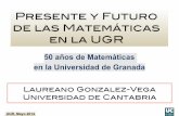 Presente y Futuro de las Matemáticas en la UGRmat_50/expos/lalo.pdfUGR, Mayo 2014 Algoritmos Ecuaciones & Fórmulas Curvas & Superficies Software Polinomios ATTITUDE DETERMINATION