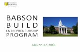 20180619 Presentación reunión de información BABSON II ... · Responsabilidades de BABSON 1. Entrega de cartas de presentación a los estudiantes 2. Entrega de carpeta de bienvenida