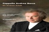 Cappella Andrea Barca · Quinteto para Piano e Sopros, em Mi bemol maior, op. 16 (András Schiff Piano, ... Johannes Brahms Quarteto para Piano e Cordas n.º 2, em Lá maior, op.