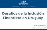 Desafios de la inclusion financiera en Uruguay...Desafios de la inclusion financiera en Uruguay Author Gabriel Oddone Subject Desafios de la inclusion financiera en Uruguay Keywords