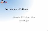 Formación - Polinuxpersonales.upv.es/~iripoll/docs/conf-licencias.pdf · 4 Uso de las patentes software Los principales beneficiados por las patentes software son las grandes empresas