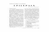 Conferencia Clínica Farmacológica EPILEPSIA · DE LA EPILEPSIA 1. Epilepsias generalizadas sin inicio focal: a) Convulsiones generalizadas tipo gran mal. b) Ataques de ausencias