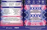 · 2020-07-06 · CURSO TEÓRICO DE ACTUALIZACIÓN EN INMUNOGENÉTICA xxxv CURSO TEÓRICO DE ACTUALIZACIÓN EN GENÉTICA MOLECULAR LUNCH Genómica de Enfermedades Mendelianas: Distrofia