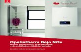 Opaliatherm Bajo NOx - Saunier Duval · nueva gama de calentadores a gas instantáneos que incluye una serie de ventajas extraordinarias. ... La red de los mejores instaladores de