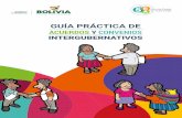 GUÍA PRÁCTICA DEa Práctica de... · 2020-02-13 · Título: Guía Práctica de Acuerdos y Convenios Intergubernativos Autoridades del Ministerio de la Presidencia Juan Ramón Quintana