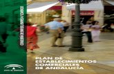 Junta de Andalucía · Título: Plan de Establecimientos Comerciales de Andalucía. Edita: Junta de Andalucía. Consejería de Empleo, Empresa y Comercio. Contenido: Plan de Establecimientos