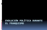 EVOLUCIÓN POLÍTICA DURANTE EL FRANQUISMO...Ley Constitutiva de Cortes 1942 ... Franco se reserva el derecho de presentación de los obispos (antiguo privilegio de los reyes de España