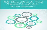 Programació de conferències 5è Curs 2016-2017 AUT per web 16-17.pdf · 5è Curs 2016-2017. Octubre’16 Novembre’16 5/10/2016 Conferenciant: ... Lleida, la Generalitat de Catalunya,
