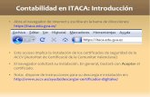 Contabilidad en ITACA: Introducción - gva.esContabilidad en ITACA: Introducción Abra el navegador de Internet y escriba en la barra de direcciones: Este acceso implica la instalación