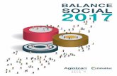 BALANCE SOCIAL 2017 - Agintzariagintzari.com/App_Themes/front/pdf/Agintzari_2017_Balance_Social.… · influencia y, tercera, hacerlo con nuestras señas de identidad. Esto, que a