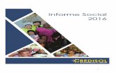 Informe Social - 2016 - CREDISOL€¦ · Informe Social - 2016 Donaciones a Fundaciones Donación de Televisores al Asilo de Ancianos En el mes de septiembre del año 2016 se realizó