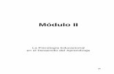Módulo II - IPLACEXcursos.iplacex.cl/PERFECCIONAMIENTO/Post 005/L1/M2.pdf · Al término de este módulo, usted estará en condiciones de: • Identificar las teorías de aprendizaje,