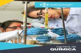 QUÍMICA - Pontificia Universidad Católica del Ecuador · • Química de Materiales y Nanomateriales • Análisis Instrumental III • Química Industrial • Química Fina •