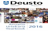 Anuario 2016...En 2016, la Universidad de Deusto cumple 130 años y la revista lo quiere celebrar con el lanzamiento de este Anuario que recoge las actividades y datos más signiﬁcativos