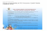 Obras presentadas al XII Concurso Cartel Santa Catalina 2018 · jueves, 18 de octubre de 2018 Obras presentadas al XII Concurso Cartel Santa Catalina 2018 €