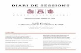 Sessió plenària realitzada el dia 11 de setembre de 2018 · DIARI DE SESSIONS SUMARI (Comença la sessió a les 10 hores i 9 minuts) Debat sobre la declaració de política general