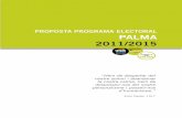 PROPOSTA PROGRAMA ELECTORAL PALMA 2011/2015 · 2013-05-09 · comprom s amb PALMA 10 Programa electoral 2011/2015 I Palma CAP A UNA PALMA HABITABLE 11 6. Foment del transport públic