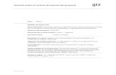 Informe sobre el control de avance del proyecto · 2012-09-03 · Informe sobre el control de avance del proyecto Form 23-21-6-es País: PERU Medida de desarrollo Denominación: Desarollo