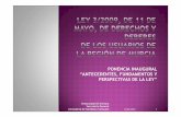 PONENCIA INAUGURAL “ANTECEDENTES, FUNDAMENTOS Y ... · la autonomía del paciente y de derechos y obligaciones en materia de información y documentación clínica. Ley 16/2003,