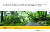 'Evaluación de la implementación del Programa Nacional de ...AEVAL el 6 de octubre de 2016 por la Directora General de Desarrollo Rural y Política Forestal, es ^la evaluación de