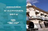MEMÒRIA D’ACTIVITATS · 2017-05-26 · 7 Memòria d’activitats Fundació Caixa Rural Vila-real 2016 En l’àmbit social, voldria destacar el conveni de col·laboració amb la
