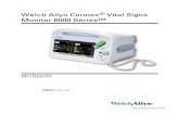 Welch Allyn Connex® Vital Signs Monitor 6000 Series™ – 使用說明 · 連續測量呼吸速率、心臟速率及移動情形。此系統適於兒童、青少年及成人。有關