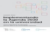 dosier Implementando la Agenda 2030 en la universidad · dosier (a partir de los casos recibidos para la guía Accelerating ESDGs y de una segunda convocatoria a miembros académicos