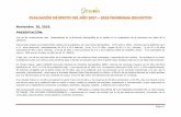Noviembre 20, 2018. PRESENTACIÓNgirasoles.org.mx/archivos/164-Reporte Evaluación Efecto 2018.pdf · DESARROLLO SOCIAL 3.47 3.83 10% DESARROLLO CULTURAL 3.33 3.73 12% DESARROLLO