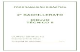 2º BACHILLERATO DIBUJO TÉCNICO II · 2020-02-04 · II. BACHILLERATO. Dibujo Técnico II. (Decreto 1105/2014, de 26 de Diciembre, por el que se establece el currículo básico de